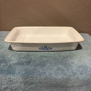 Corning Ware P-332 Blue Cornflower 12x7.5x2  Dish 2 3/4 Quart Casserole Lasagna